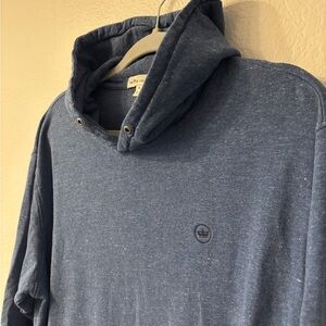Peter Millar Heathered Blue Hoodie
